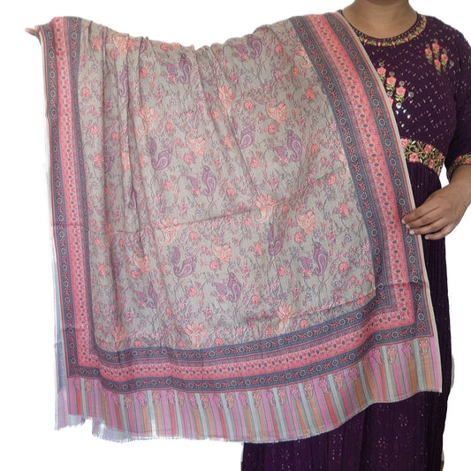 pure-wool-shawl-brown-red-floral-design-with-lines-on-border